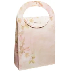 Geschenktasche Kirschblüte, 4,5 x 11,5 x 20 cm, rosa
