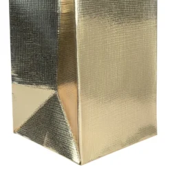 Geschenktaschen, 36cm x 10,5cm x 10,5cm, lackierte Oberfläche, gold, 10 Stück