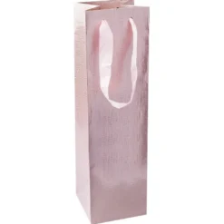 Geschenktaschen, 36cm x 10,5cm x 10,5cm, rosé, 3 Stück