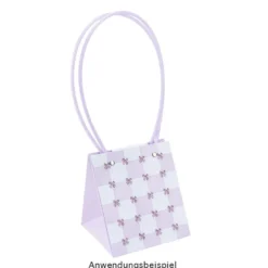 Geschenktaschen für Pflanzen, 13cm x 13cm x 15cm, 250g/m², Farben, 3 Stück