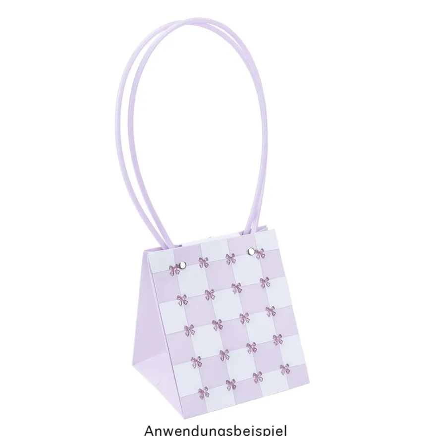 Geschenktaschen für Pflanzen, 13cm x 13cm x 15cm, 250g/m², Farben, 3 Stück