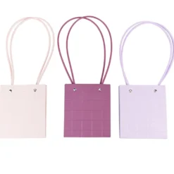 Geschenktaschen für Pflanzen, 13cm x 13cm x 15cm, 250g/m², Farben, 3 Stück