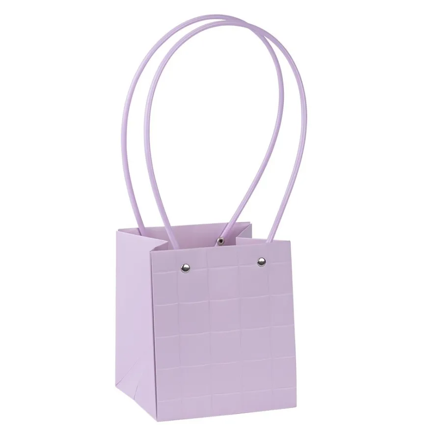 Geschenktaschen für Pflanzen, 13cm x 13cm x 15cm, 250g/m², Farben, 3 Stück