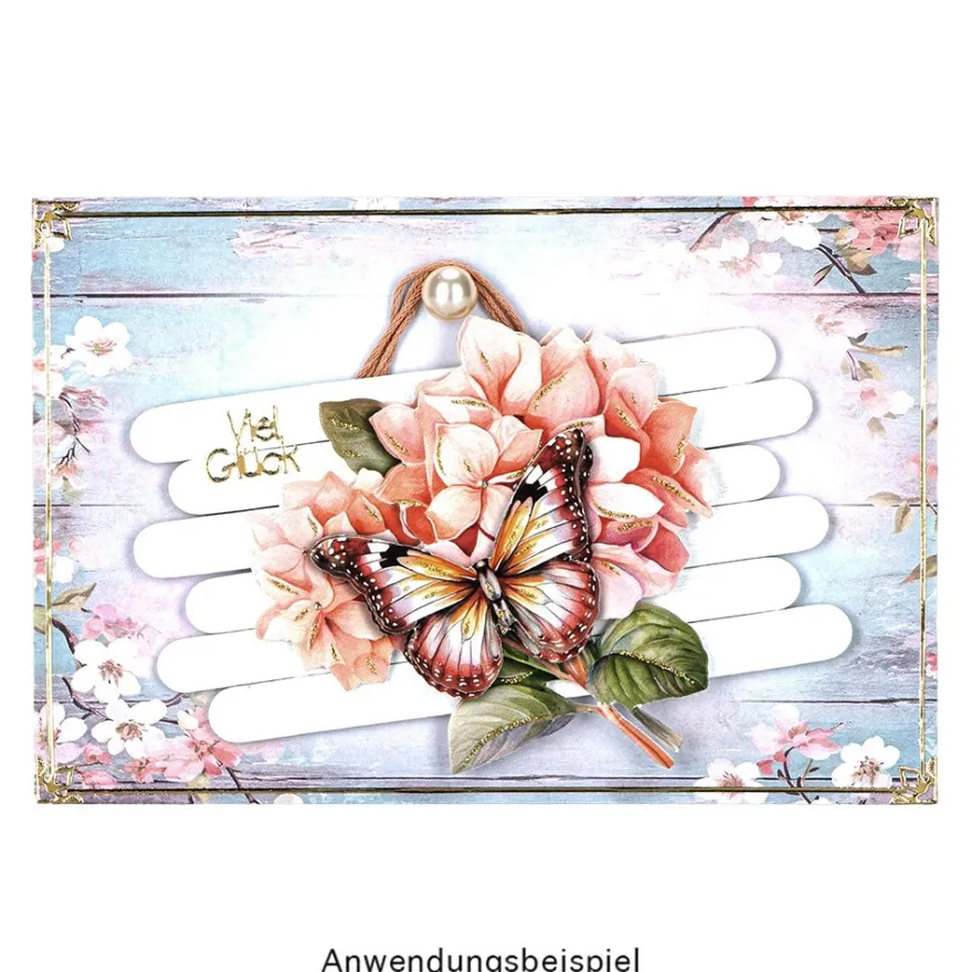 Geschenktaschen-Grußkarten, Frühling/Sommer, 16,4 cm hoch, 8 Stück