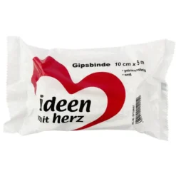 Gipsbinden, 10cm x 5m, weiß, 6 Stück