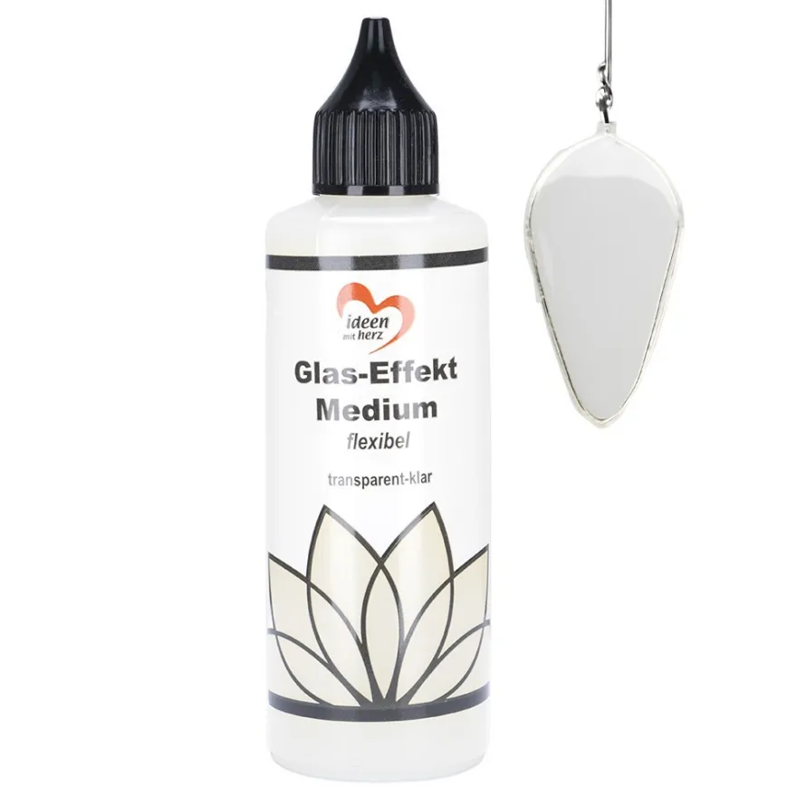 Glas-Effekt-Medium, flexibel, transparent-klar, 90ml