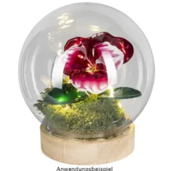 Glas-Effekt-Medium, flexibel, transparent-rot, 90ml