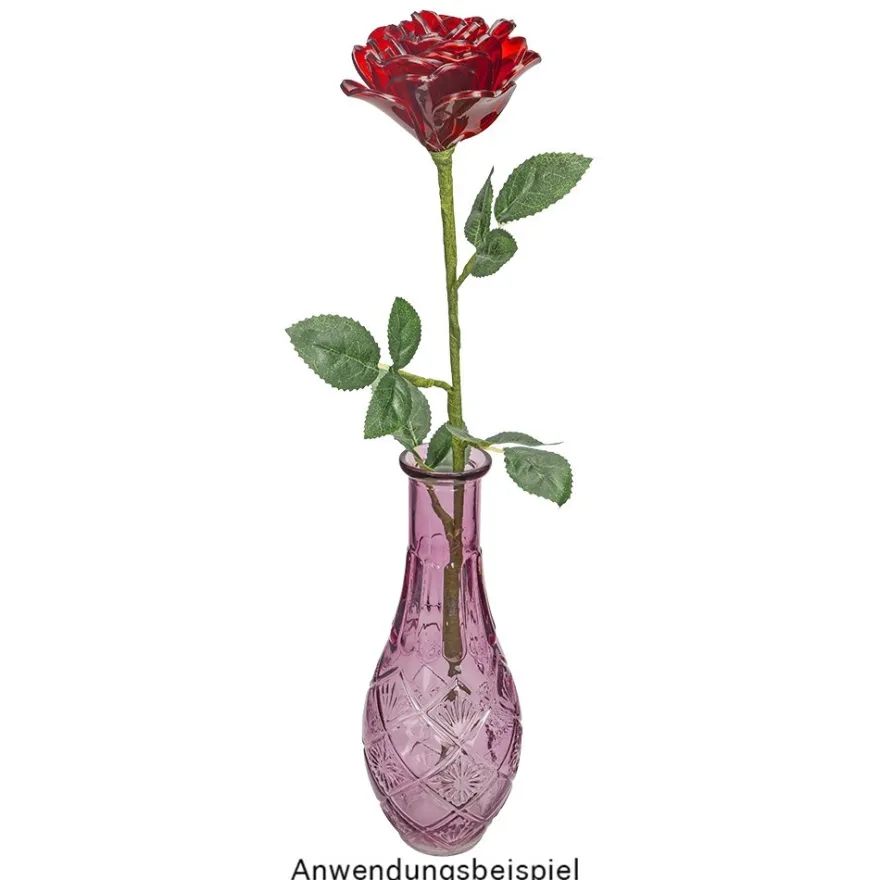 Glas-Effekt-Medium, flexibel, transparent-weinrot, 90ml