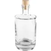 Glasflasche mit Korken, Ø 8,5cm, 500ml