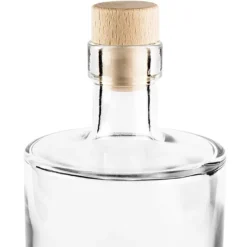 Glasflasche mit Korken, Ø 8,5cm, 500ml