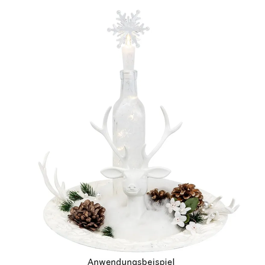 Glasflasche mit Korken, 550ml, 2 Stück