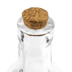 Glasflasche mit Korken, 550ml, 2 Stück