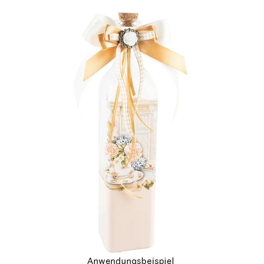 Glasflasche mit Korken, 550ml, 2 Stück