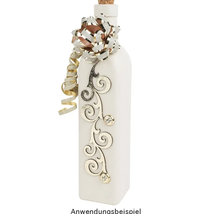 Glasflasche mit Korken, 550ml, 2 Stück