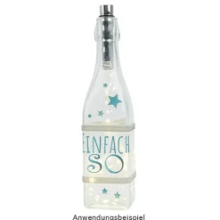 Glasflasche, viereckig, mit Bügelverschluss, 6,4cm x 6,4cm, 27,4cm hoch, Füllmenge: 550ml