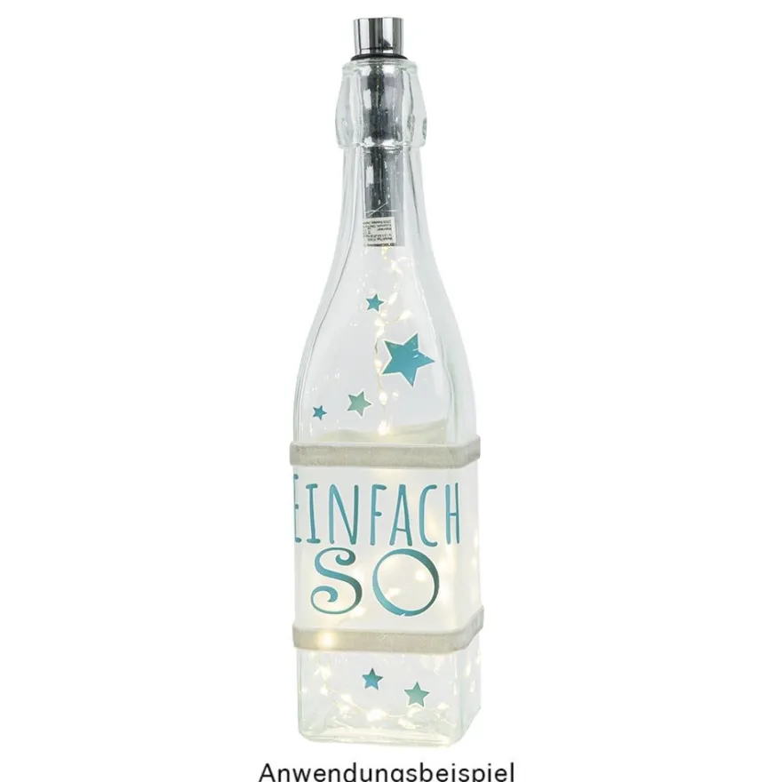 Glasflasche, viereckig, mit Bügelverschluss, 6,4cm x 6,4cm, 27,4cm hoch, Füllmenge: 550ml