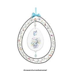 Glaskunst, Koppen, Octagon, Ø 1,2cm, facettiert, anthrazit/silberfarbene Rückseite, 36 Stück