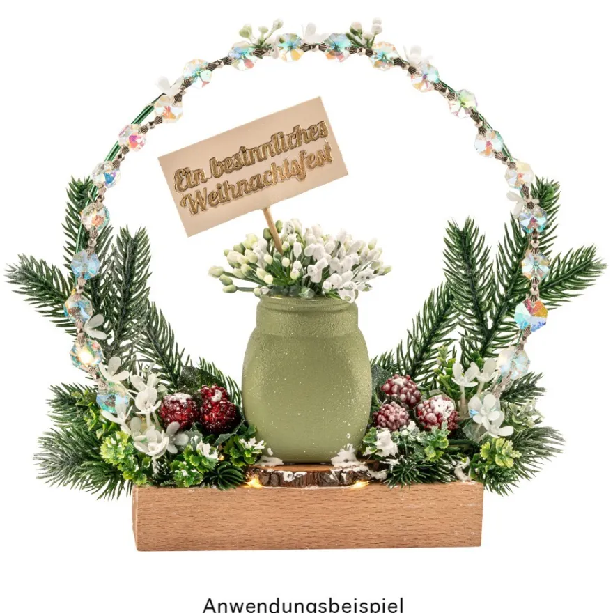 Glaskunst, Koppen, Octagon, Ø 1,2cm, facettiert, irisierend, 36 Stück