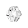 Glaskunst, Perlen, Diamant, 1,2cm x 1,2cm, facettiert, klar, 12 Stück