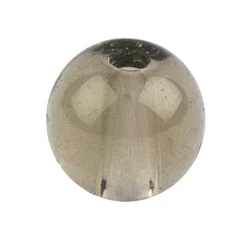 Glaskunst, Perlen, Kugel, Ø 0,6cm, klar hellgrau, 140 Stück