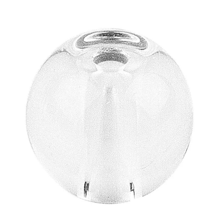 Glaskunst, Perlen, Kugel, Ø 0,8cm, klar, 100 Stück