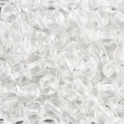 Glaskunst, Perlen, Kugel, Ø 0,8cm, klar, 100 Stück