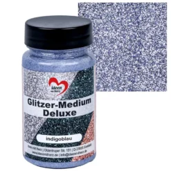 Glitzer-Medium Deluxe, indigoblau, 90ml