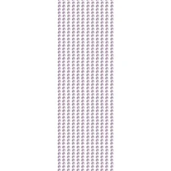 Glitzerstein-Bordüren, selbstklebend, Ø4mm, 29cm, 12 Stk., violett