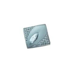 Glitzersteine "Eleganz", 15 x 15 mm, 20 Stück, blau