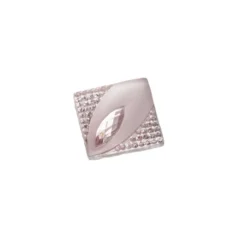 Glitzersteine "Eleganz", 15 x 15 mm, 20 Stück, rosa