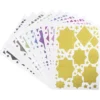 Glitzer-Sticker, Ornamente und Rahmen 5, DIN A4, 10 Farben, 10 Bogen