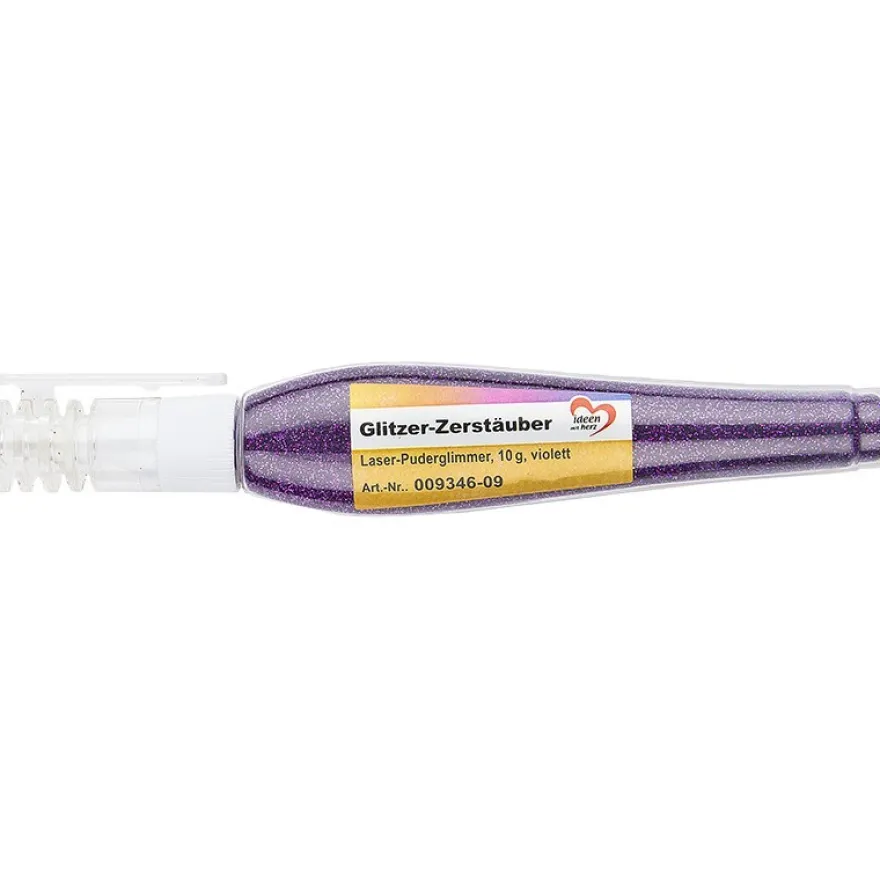 Glitzer-Zerstäuber, Laser-Puderglimmer, 8g, violett