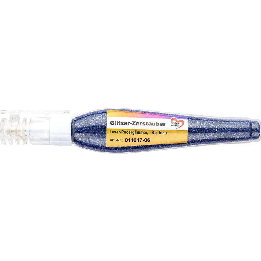 Glitzer-Zerstäuber, Laser-Puderglimmer, 8g, blau