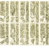 Gravur-Sticker, 20 florale 3-D Bordüren