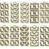 Gravur-Sticker, 126 florale Eck-Ornamente