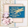 Gravur-Sticker, Weisheit der Natur, transparent/gold, 10 Bogen
