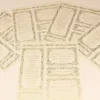 Gravur-Sticker XXL, 25 Liebessprüche & Grüße, 5 Bogen