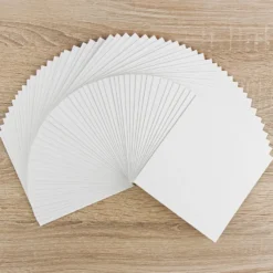 Grußkarten, 16cm x 16cm, 230 g/m², naturweiß, 50 Stück