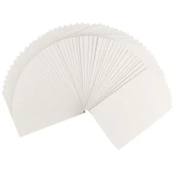 Grußkarten, 10,5cm x 14,8cm, 230 g/m², naturweiß, 50 Stück