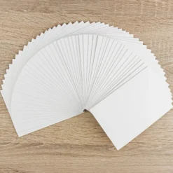 Grußkarten, 11,5cm x 16,5cm, 230 g/m², naturweiß, 50 Stück