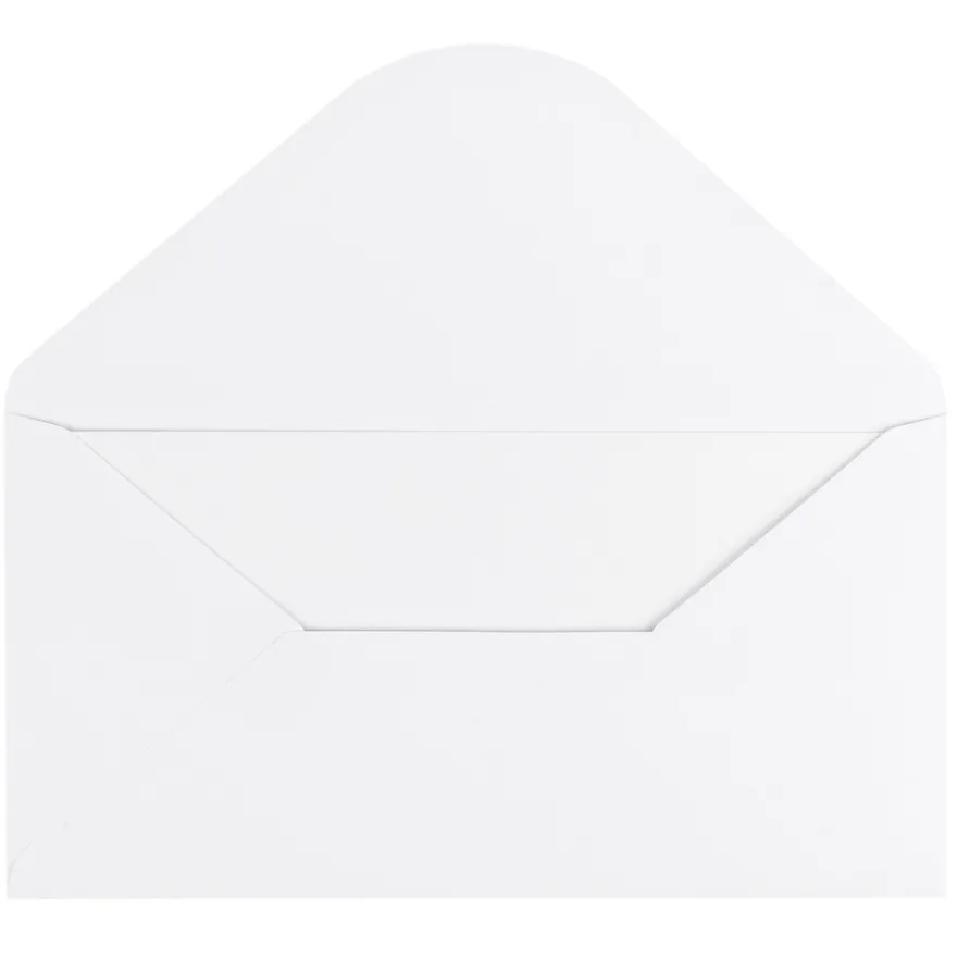 Grußkarten, Perlmutt, 10,5cm x 21cm, 250 g/m², weiß, inkl. Perlmuttpapier Umschläge, 10 Stück
