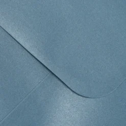 Grußkarten, Perlmutt, taubenblau, 11,5cm x 16,5cm, 250 g/m², inkl. Umschläge, 10 Stück