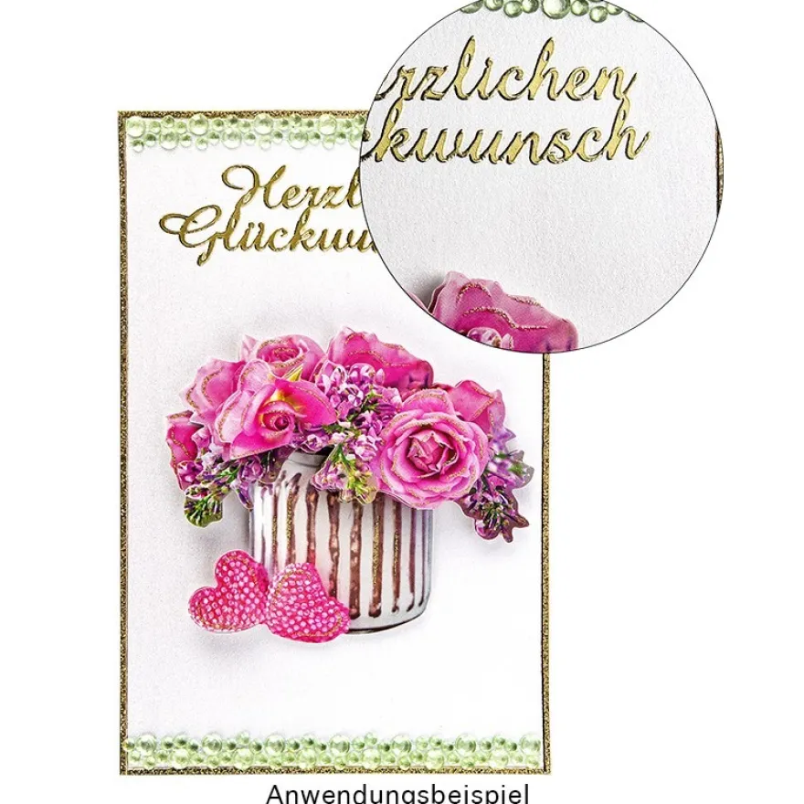 Grußkarten, Perlmutt, weiß, B6, inkl. weißer Umschläge, 50 Stück