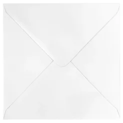 Grußkarten & Umschläge, 16cm x 16cm, weiß, 20-teilig