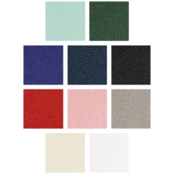 Grußkarten & Umschläge, Textur 3, 11,5cm x 16,5cm, 10 verschiedene Farben, 20-teilig