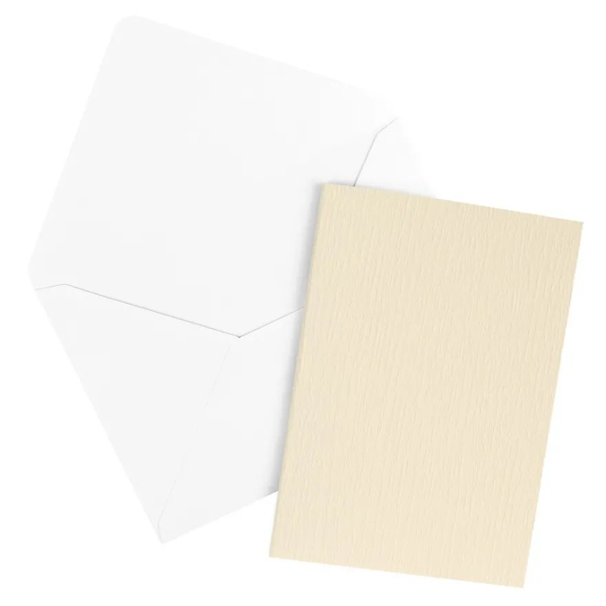 Grußkarten & Umschläge, Textur 6, 11,5cm x 16,5cm, 5 Farben, Farbsortierung 1, 20-teilig