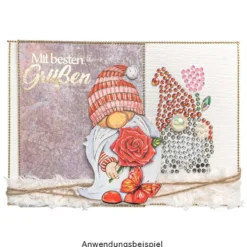 Grußkarten & Umschläge, Textur 6, 11,5cm x 16,5cm, 5 Farben, Farbsortierung 1, 20-teilig