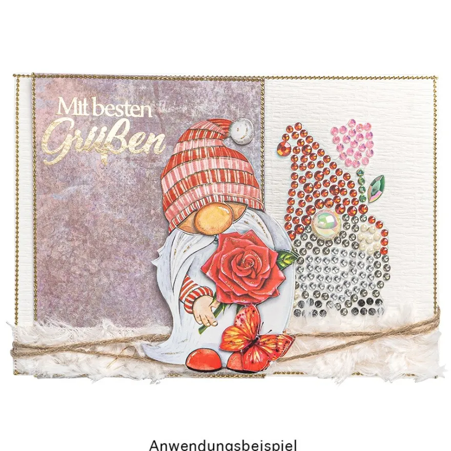 Grußkarten & Umschläge, Textur 6, 11,5cm x 16,5cm, 5 Farben, Farbsortierung 1, 20-teilig