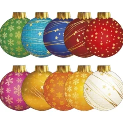 Grußkarten "Weihnachtskugel", inkl. Umschläge, 20-teilig