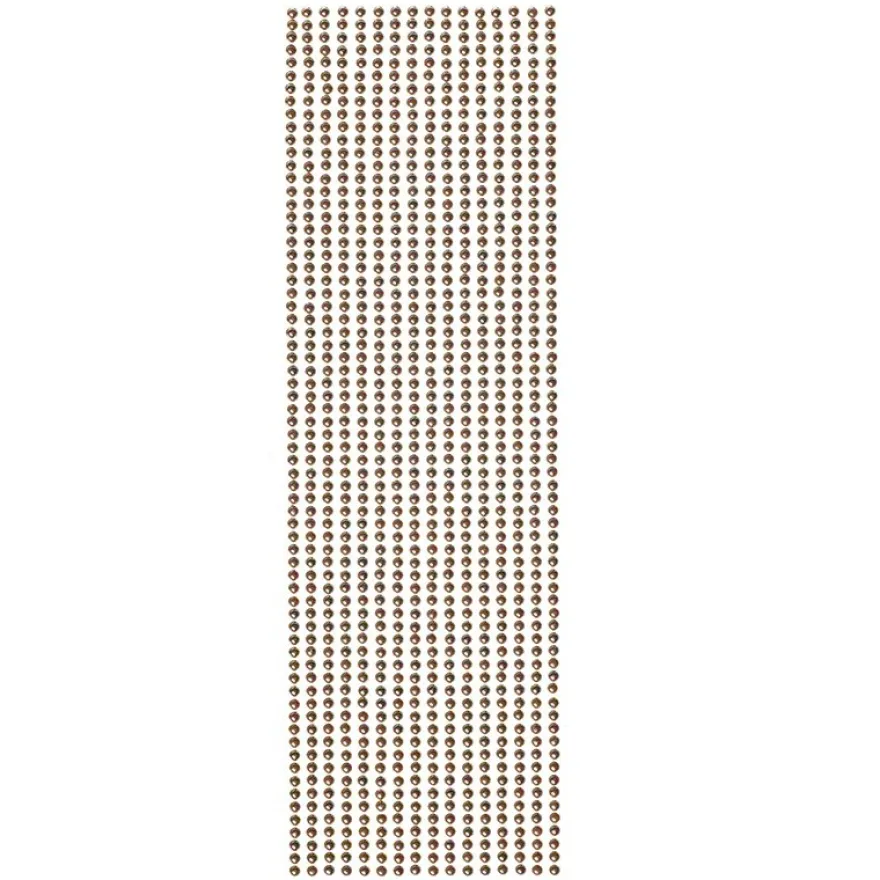 Halbperlen-Bordüren, selbstklebend, Ø4mm, 29cm, 16 Stück, taupe-irisierend